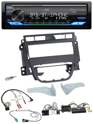 JVC Bluetooth DAB USB Lenkrad Autoradio für Opel Meriva B ab 2010 - Bild 1 von 4
