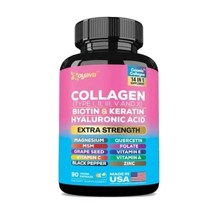 Zoyava Collagen All-in-One Supplement Combo, Hair and Joint Support Supplement - Picture 1 of 8