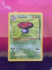 Pokemon Card Vileplume Jungle Rare 31/64 Near Mint - Picture 1 of 2