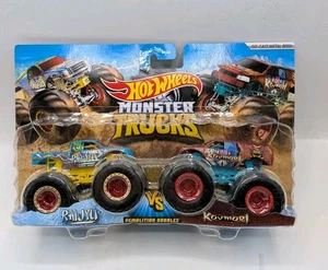 HOT WHEELS MONSTER TRUCKS - DOBLES DEMOLICIÓN RAIJYU VS KOUMORI - Imagen 1 de 5