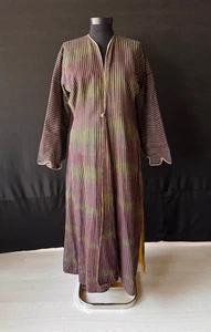 Antiker osmanischer Kaftan mit Silberfadenstickerei - seltenes türkisches Textil - - Bild 1 von 18