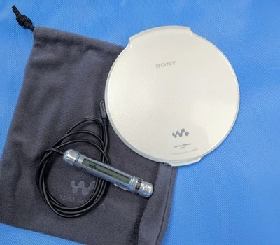 Reproductor de CD Walkman Sony D-NE20 con control remoto y bolsa (MANTENIDO Y FUNCIONANDO) Foto 1 de 4