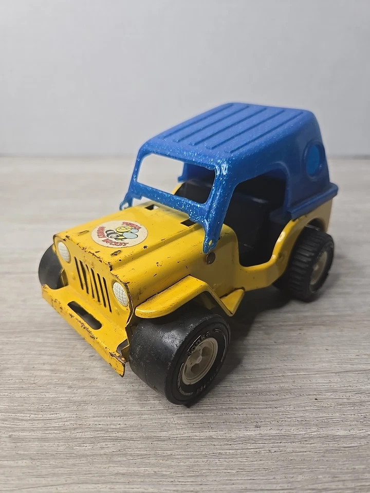 Vintage Tonka Jeep Honey Bucket Pressed Steel Toy Car Vehicle 1970  — 第 1/4 张图片