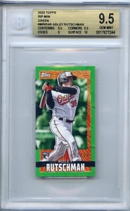 2023 Adley Rutschman Topps Mini Rip GREEN BGS Gem Mint 9.5 Baltimore Orioles /15 - Picture 1 of 2