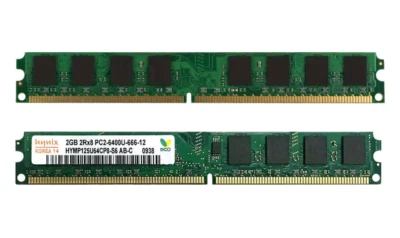 2 x 2 GB (4 gb) DDR2 800 MHz - 2 BANCHI DI MEMORIA RAM HYNIX 1,8 V DIMM DESKTOP - Immagine 1 di 3