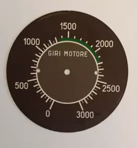 QUADRANTE CONTAGIRI 3.000 ANNI 60/70 DIAL REVCOUNTERRI - Bild 1 von 2