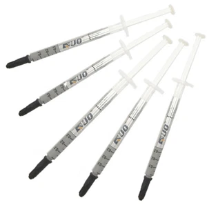 5pcs Thermal Grease or 5x Spatula Heatsink Paste CPU GPU VGA Syringe Cooling NEW - Picture 1 of 10