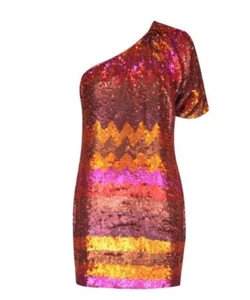BNWT SASS & BIDE "Don't Panic It's Organic" Sequin Mini Dress - Size 8 - $990 - Picture 1 of 11