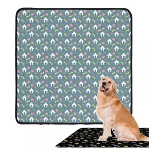 DECASSA Washable Dog Mat Pet Rug Prevent Stop Muddy Paws Crate Mat - Picture 1 of 13