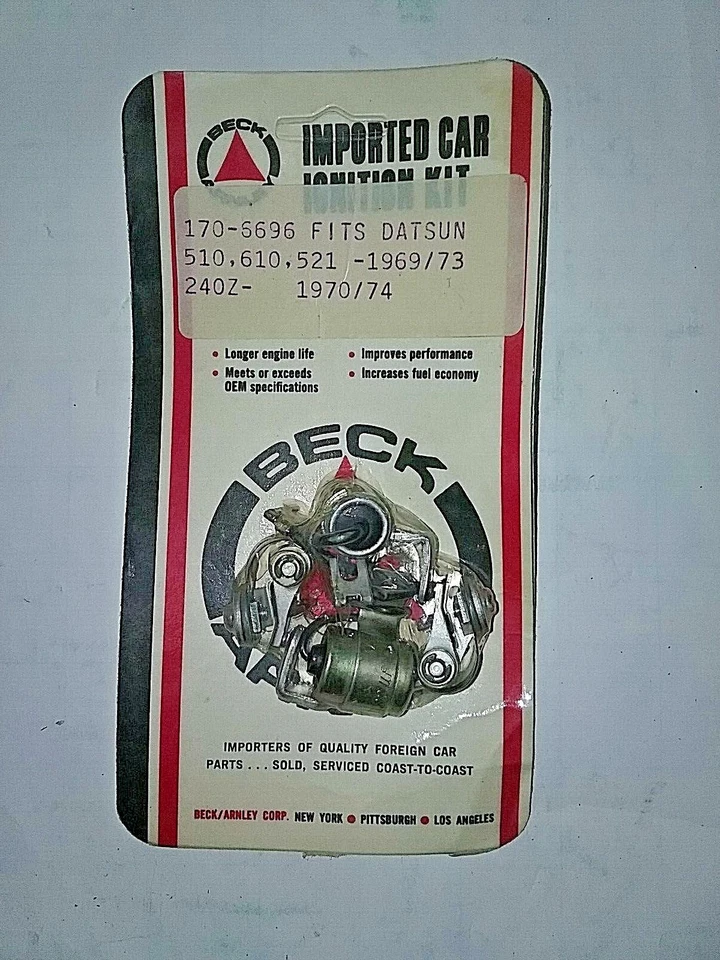 Condensadores y puntos de encendido Datsun 510, 610, 521, 240Z 1969-1974 parte #170-6696 Foto 1 de 1