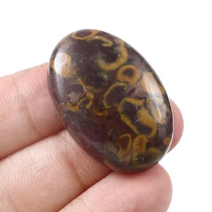 48,15 kt Natürlicher Fruchtjaspis Oval Cabochon Lose Edelstein für Schmuckherstellung - Bild 1 von 2