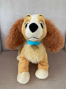 Genuine Disney Store 13" x 11" Plush LADY - Clean & Odorless - Picture 1 of 4