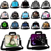 Printed Laptop Shoulder Bag Case Handbag For 10.1" 13.3" 14" 15.6" 17.4"Laptop 
