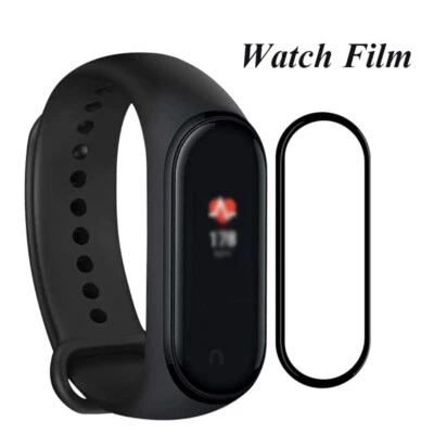 5PCS 3D Full Cover Tempered Glass Screen Protector Film For Xiaomi Mi Band 4 5 ⑨ - Image 1 of 4