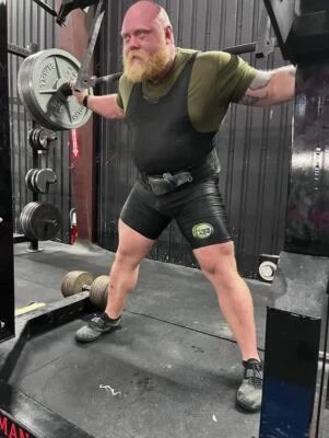 Lifting Large Competition Powerlifting Singlet , Raw Powerlifting, Softsuit - Image 1 of 4