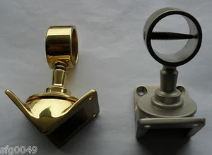 Soporte de cuerda de latón esquina interior Ø 30 mm soporte de cuerda cuerdas de pasamanos soporte de esquina - Imagen 1 de 6