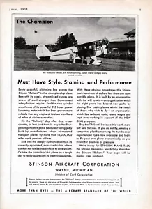 1933 Stinson Reliant Aircraft Ad 11/25/2024c - Picture 1 of 1