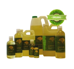 ACEITE DE RICINO ORGÁNICO PURO PREMIUM USP PRENSADO EN FRÍO LIBRE DE HEXANO - Imagen 1 de 6