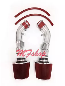 Red For 2014-2015 Infiniti Q50 3.7L V6 Air Intake System Kit + Filter - Picture 1 of 1