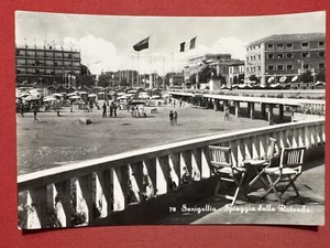 Cartolina - Senigallia - Spiaggia dalla Rotonda - 1960 - Picture 1 of 2