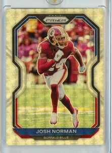 Josh Norman 2020 panini prizm gold vinyl 3/5 Bills #8