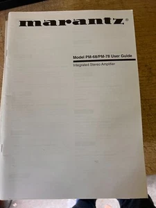 MARANTZ PM-68, MARANTZ PM-78, MARANTZ PM68, MARANTZ PM78 - Imagen 1 de 2