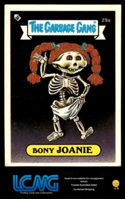 1985 Bony JOANIE (v) 29a The Garbage Gang Series 1 Australia Card - Image 1 of 2