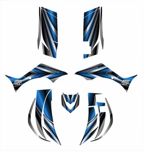 2006 - 2012 Yamaha Wolverine 450 graphics decal kit 2222-Blue - Picture 1 of 1