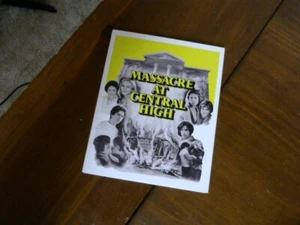 Massacre at Central High (Blu-ray + DVD) Synapse, Steelbook, w/Slip Cover - Picture 1 of 5