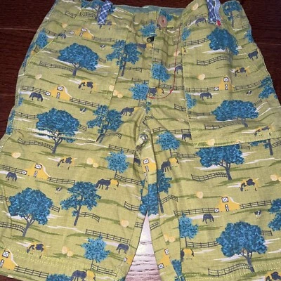 Matilda Jane by Joanna Gaines BOYS FARM SHORTS SIZE 10 horses barn - Image 1 of 4