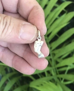 Gorgeous Egypt Sterling Silver Queen Nefertiti Charm hallmarked 800 silver - Picture 1 of 12