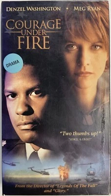 Courage Under Fire 1996 VHS Denzel Washington VHSshopCom  - Image 1 of 4
