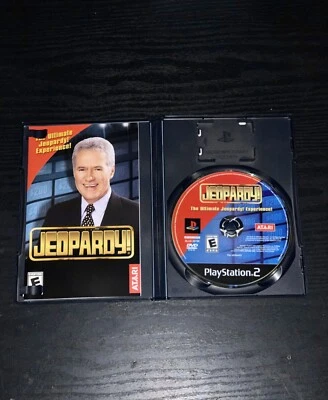Jeopardy! (Sony PlayStation 2, 2003) PS2 Game Complete w/ Manual Alex Trebek CIB - Image 1 of 3