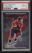 1999-00 Upper Deck Crunch Time Pavel Bure #CT-28 PSA 10 GEM MT HOF
