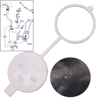 Tapa depósito botella líquido lavadora agua para parabrisas coche-para Mercedes Benz Foto 1 de 4