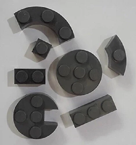 Bolsas medio kilo piezas color gris oscuro, Exin Castillos - Imagen 1 de 1