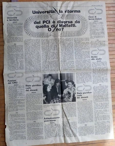 1977 FEBBRAIO PAGINONE LOTTA CONTINUA RIFORMA MALFATTI CLIPPING - Imagen 1 de 1