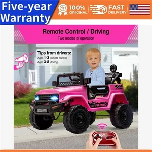 ๐12V Kids Ride On Truck Ride On Car w/Parental Remote Contro Lights and Music - Picture 1 of 8