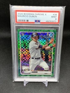 2020 Bowman Chrome X Mauricio Dubon RC Xfractor /31 PSA 9 | Houston Astros