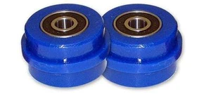TM DESIGNWORKS POWERLIP CHAIN ROLLER KIT YAMAHA BANSHEE 1987 - 2006 BLUE - Bild 1 von 3