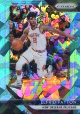 2018-19 PANINI PRIZM BLUE CRACKED ICE #/99 ELFRID PAYTON PELICANS NO. 127