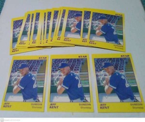 25 CT LOT OF JEFF KENT 1990 STAR MINOR LEAGUE ROOKIE CARDS RARE! BLUE JAYS