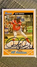Ricky Oropesa Signed 2007 Bowman Aflac All American Baseball Card