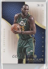 2012-13 Panini Immaculate Gold /25 Al Jefferson #95