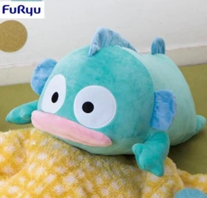 Hangyodon BIG Plush Sleep Together Big Stuffed Toy Cushion Sanrio 45cm New - Picture 1 of 3