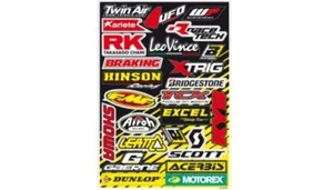 MX Enduro Aufkleber Sponsoren Sticker vorgestanzt SPONSOR A - Bild 1 von 1