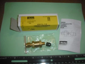 Filtro recto en línea Parker Brass FL-Series, No. 4Z2M-F4L-10-B. - Imagen 1 de 4