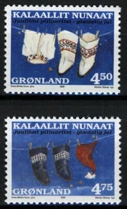 Grönland 1998, Weihnachtsset postfrisch, Mi 329-30 - Bild 1 von 1