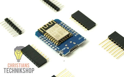 CHRISTIAN'S TECHNIK SHOP ESP8266 ESP-12 USB WeMos D1 Mini WiFi Development Board | einfach WiFi integrier