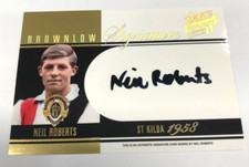 2014 AFL Honours Series BROWNLOW SIGNATURE CARD BMS1 NEIL ROBERTS-ST KILDA #154